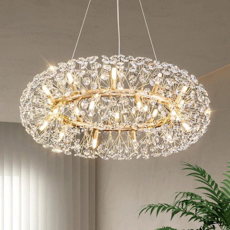 Suspension en cristal design contemporain