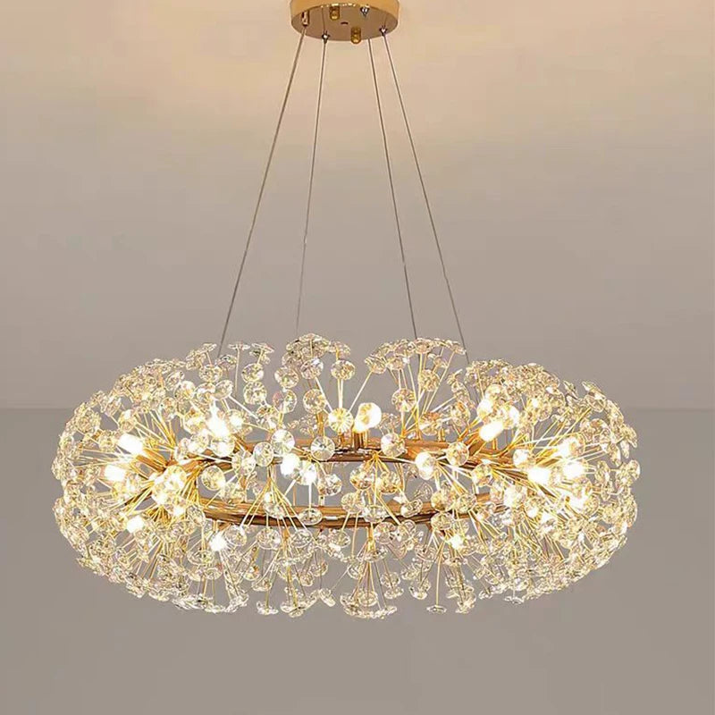 Suspension en cristal design contemporain