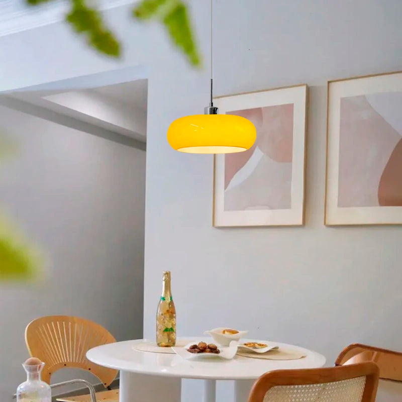 Suspension en verre design moderne