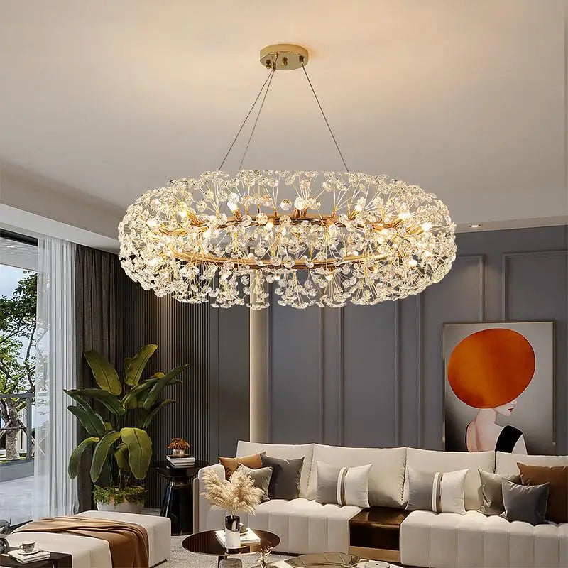 Suspension en cristal design contemporain