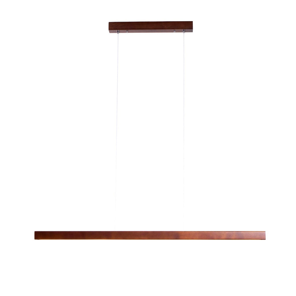 Elowen Suspension linéaire minimaliste en bois