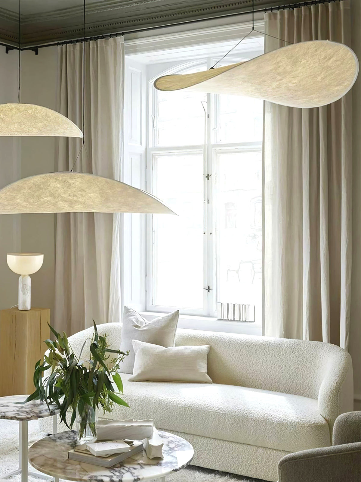 Sereca Suspension en Papier et Fibre de Verre