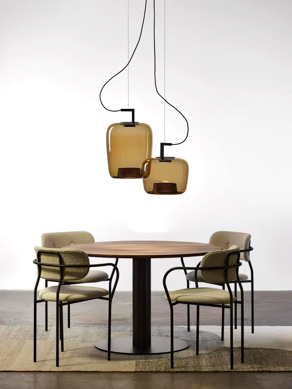 Vespeanre Lampe à suspension contemporaine