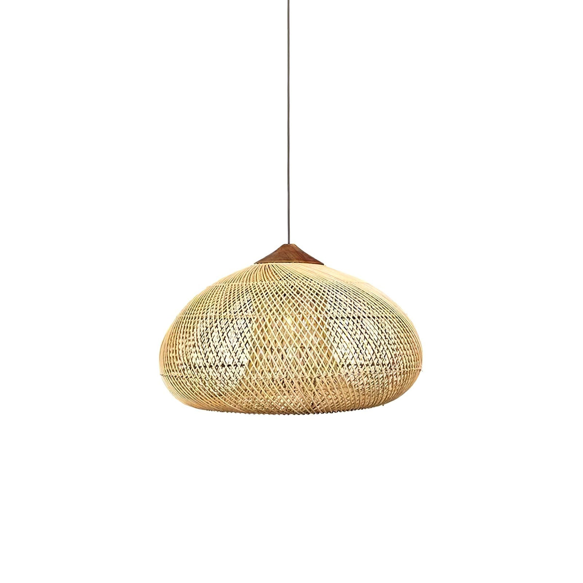 Evelyn Suspension en Rotin Tressé pour Salon