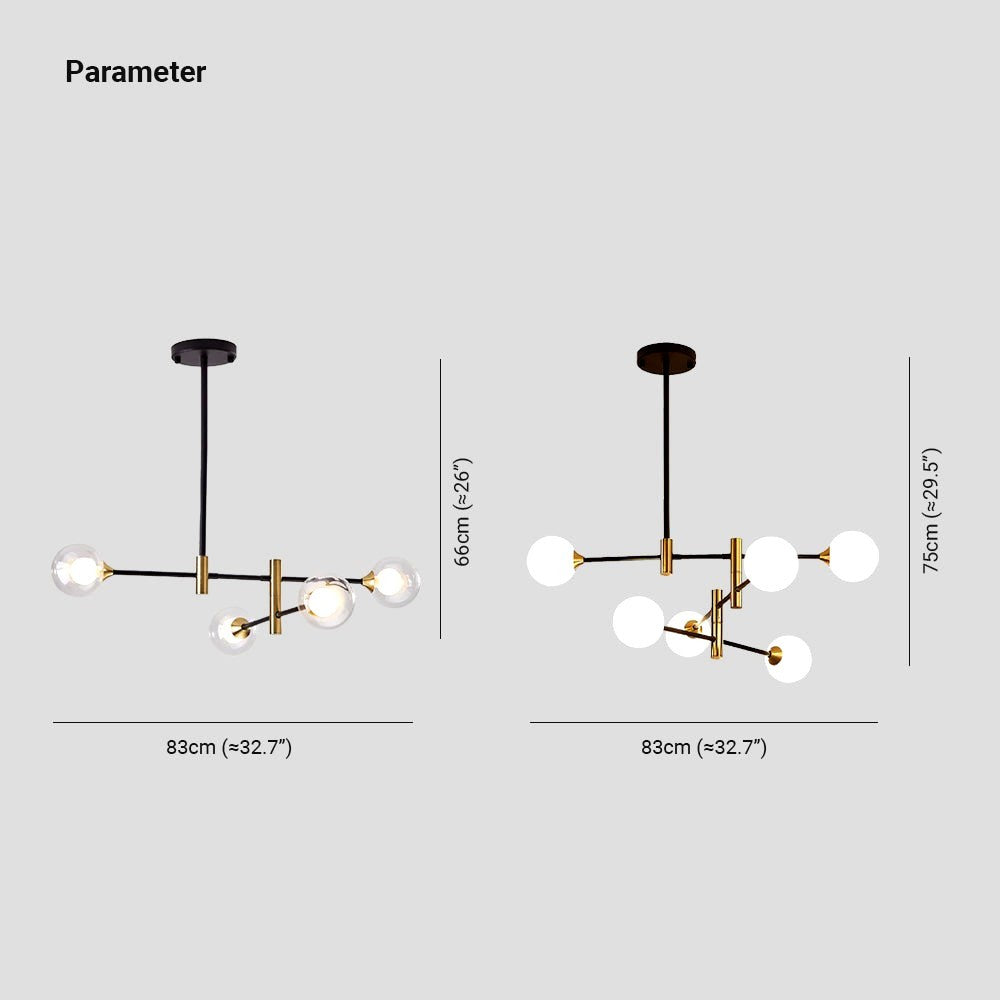 Valentina Design Italien Luminaires Suspensions Globe Moderne Métal/Verre Blanc Laiteux/Clair Chambre/Salon