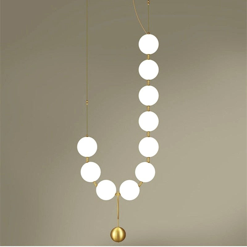 Valentina Lampe à suspension boule de Loft postmoderne Design de collier créatif
