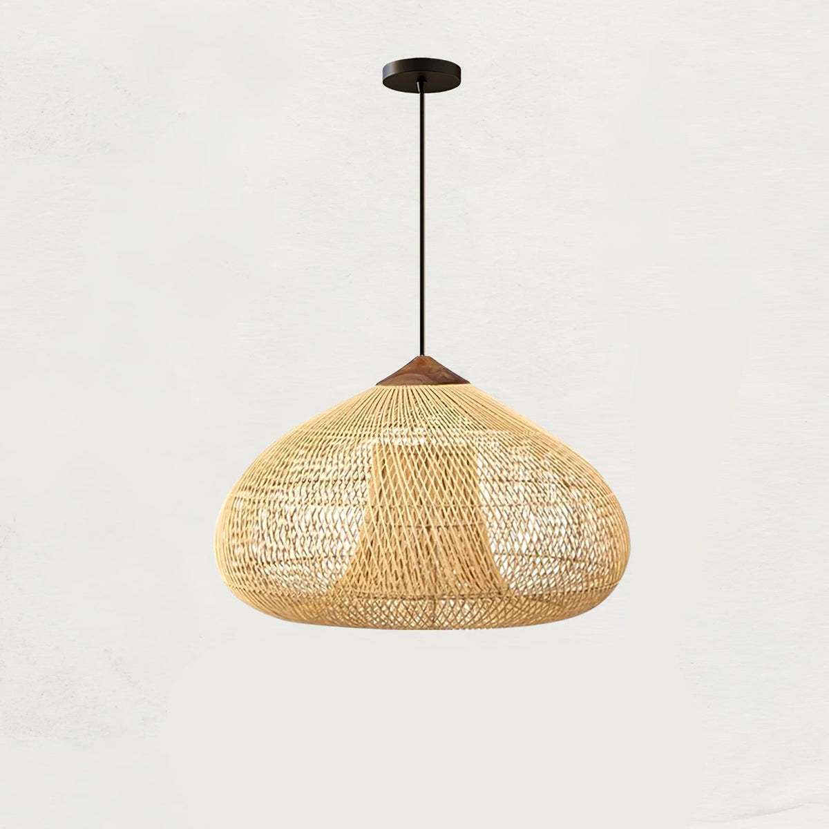 Evelyn Suspension en Rotin Tressé pour Salon