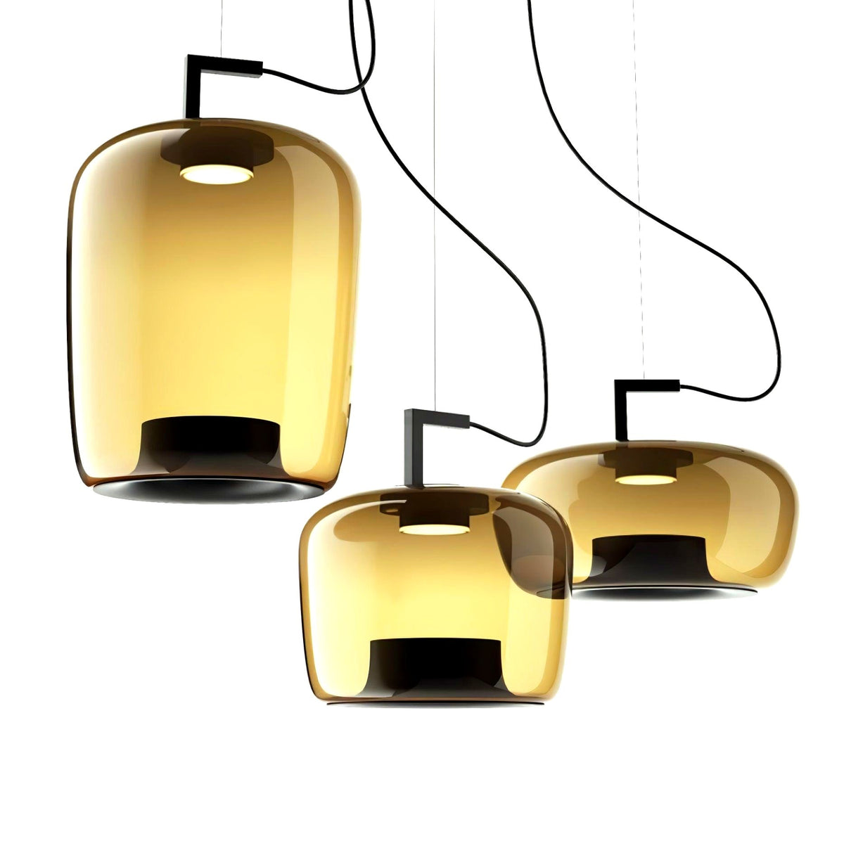 Vespeanre Lampe à suspension contemporaine