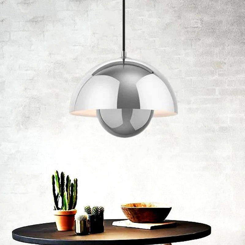 Suspension Ronde en Métal Design Moderne