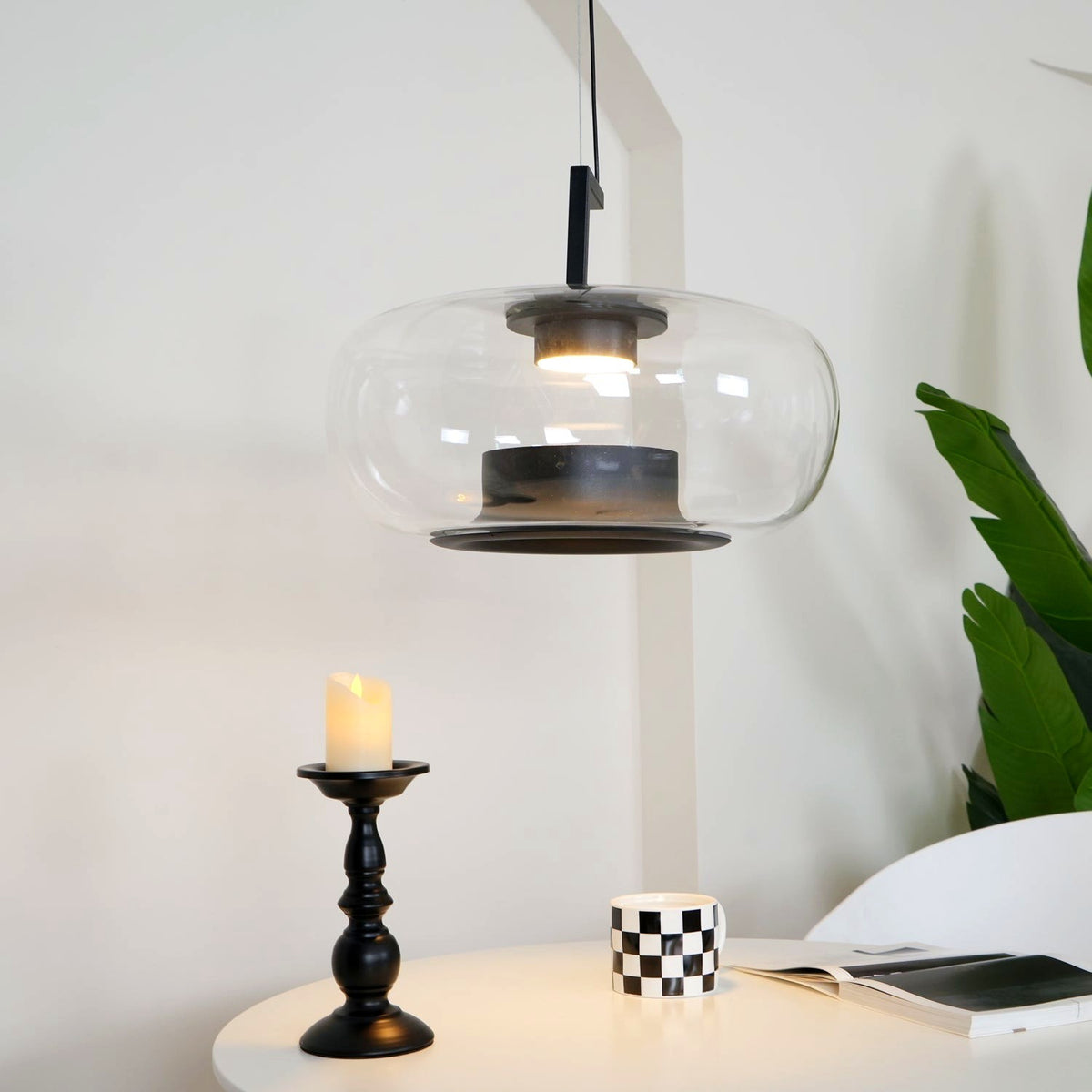 Vespeanre Lampe à suspension contemporaine