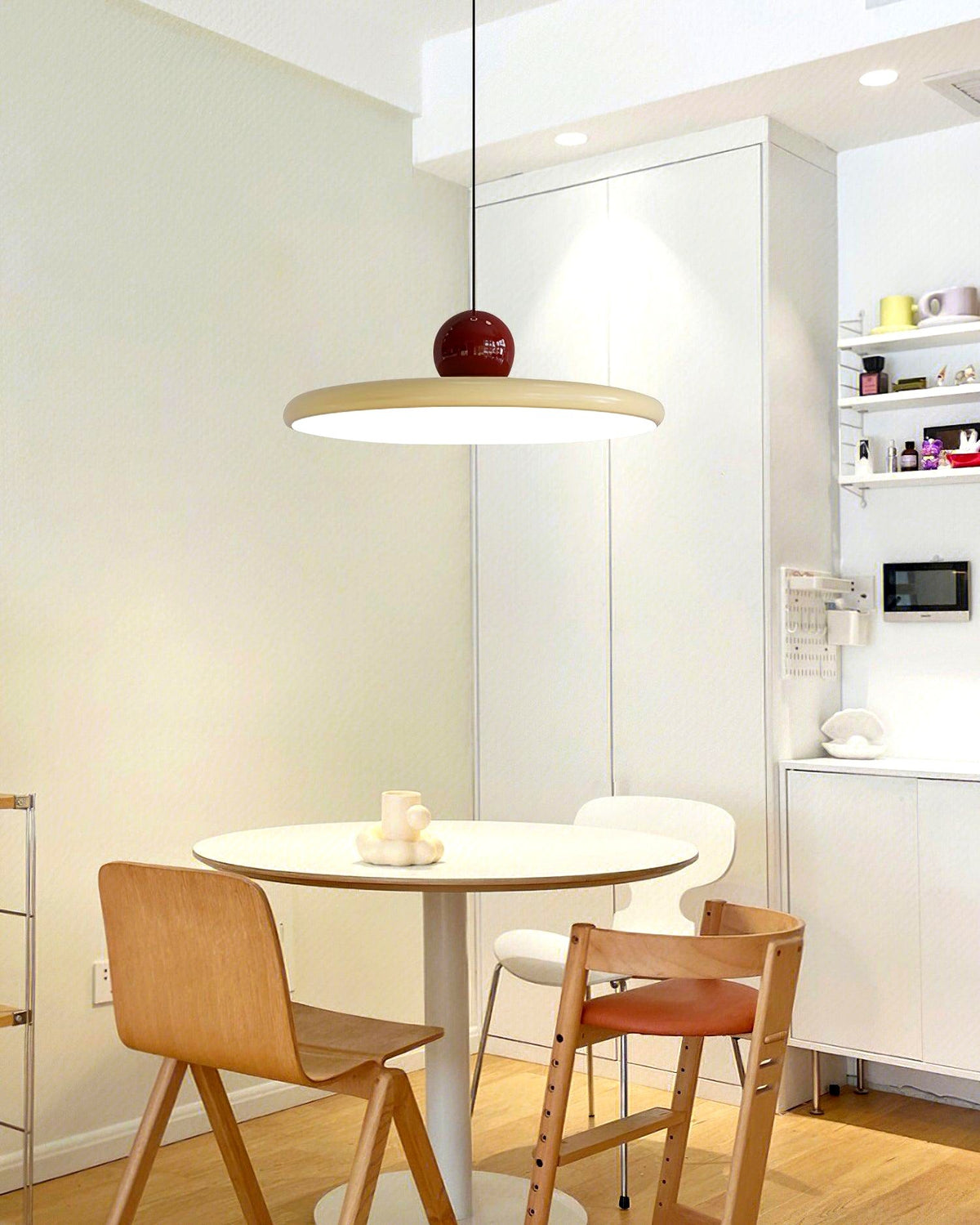 Lustra Suspension Swag Verte et Rouge