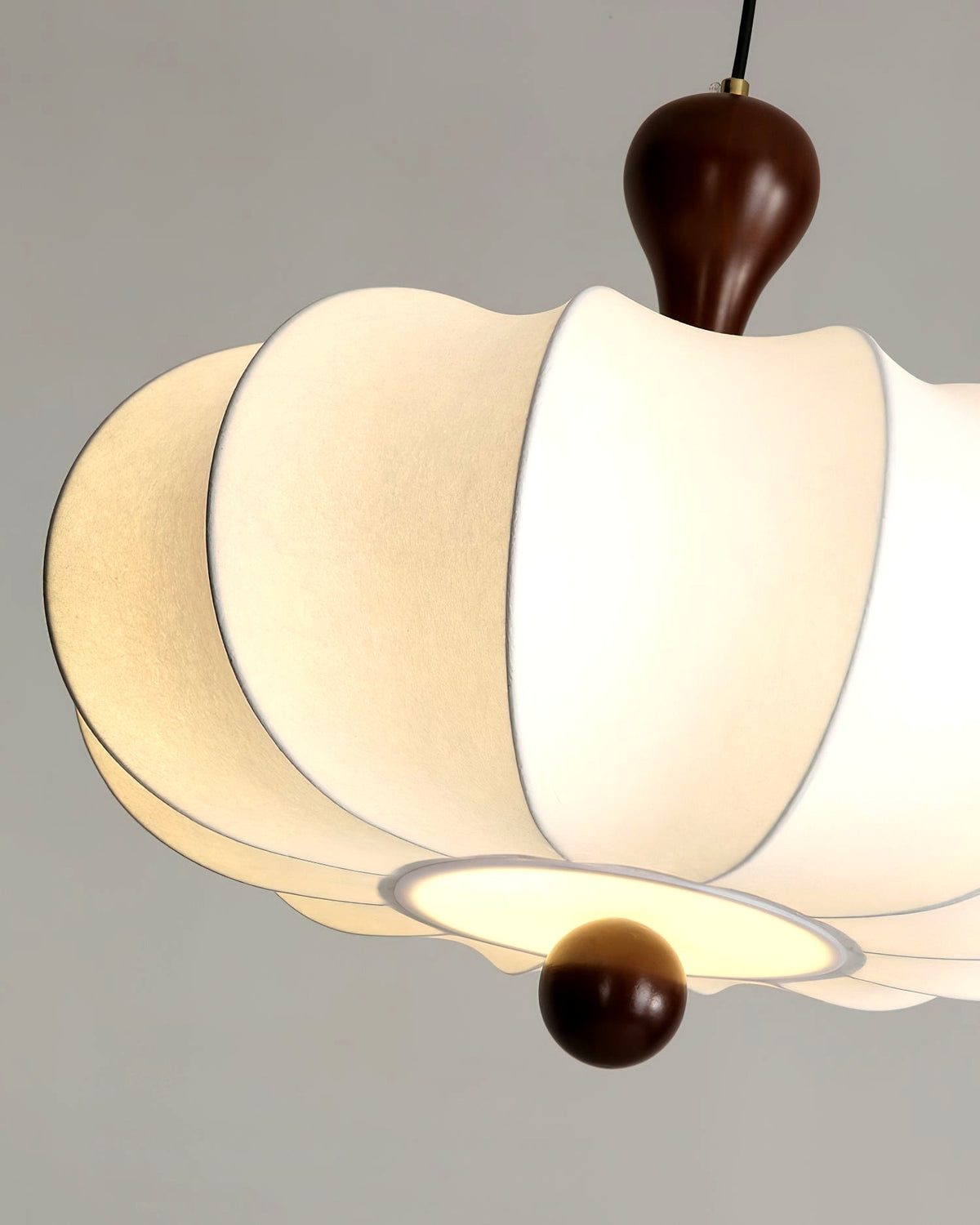 Suspension Sculptée Blanche -