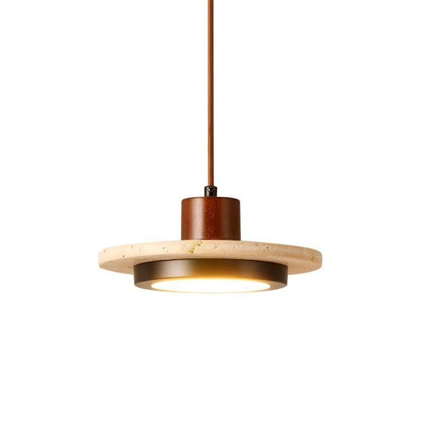 Solaro Suspension LED Travertin Image