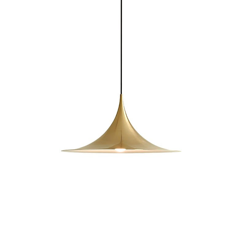 Suspension Col Fin et Large Évasement en Aluminium Contemporain