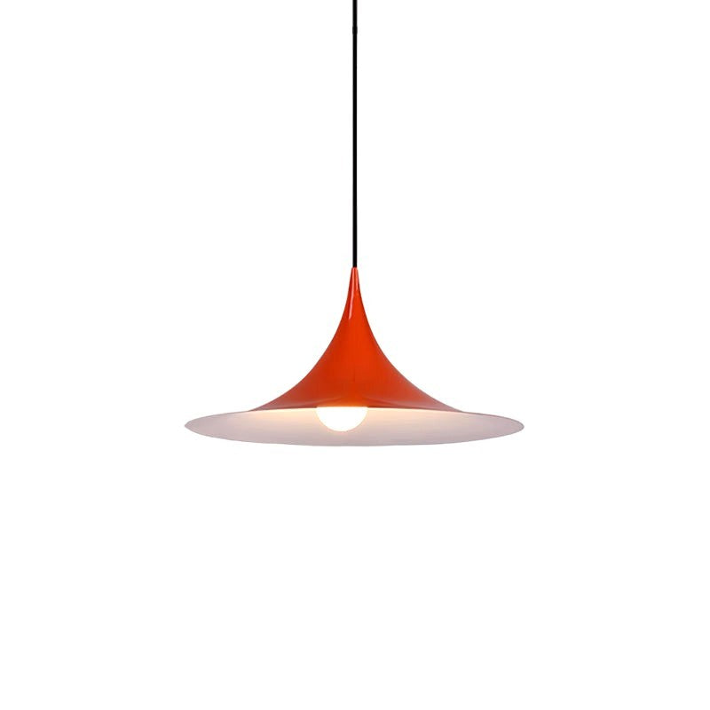 Suspension Col Fin et Large Évasement en Aluminium Contemporain