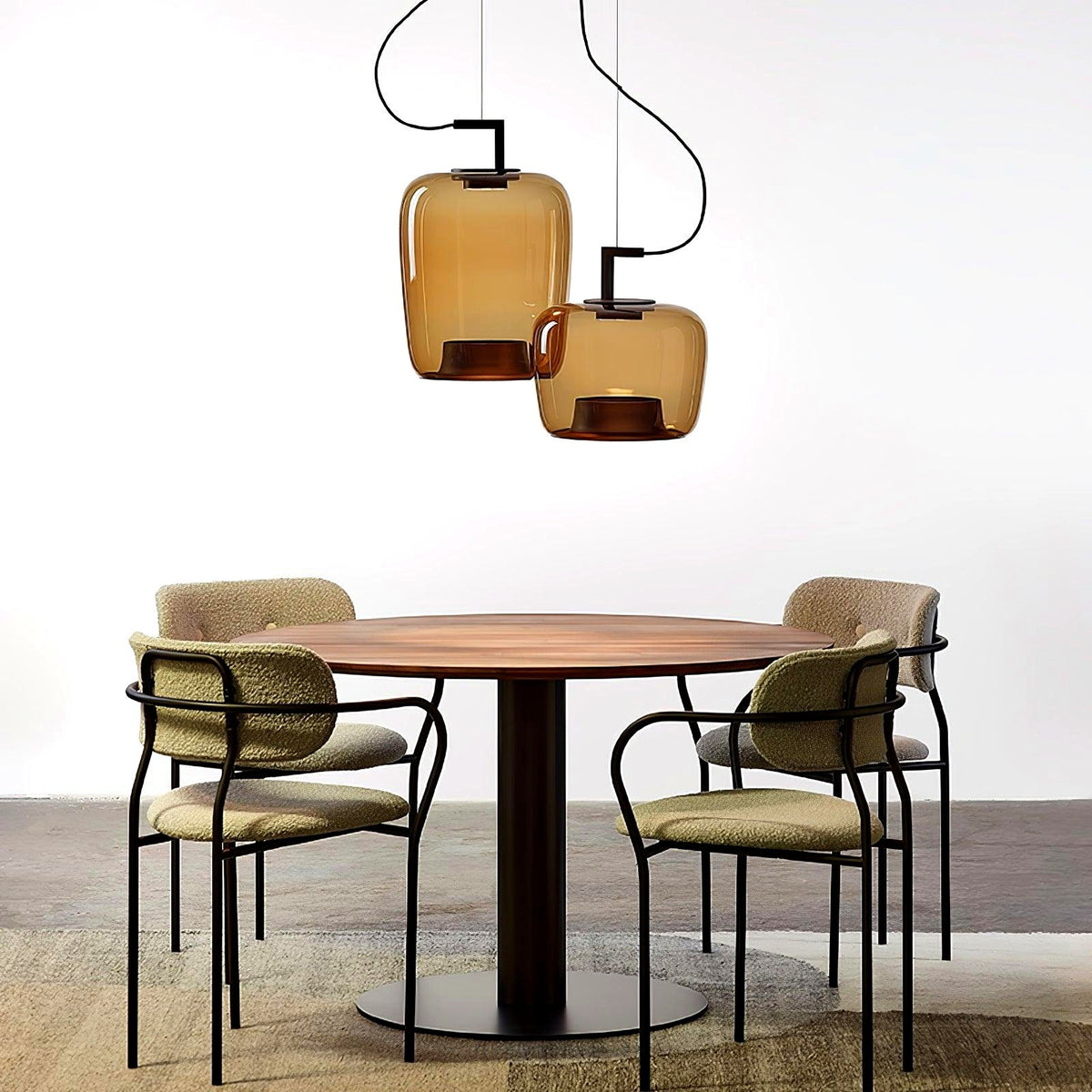 Vespeanre Lampe à suspension contemporaine