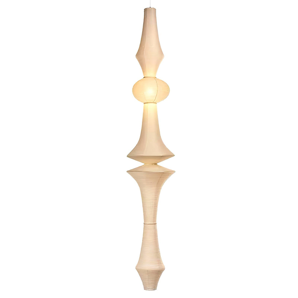 Lustra Suspension Luminaire Papier Washi E pour Salon