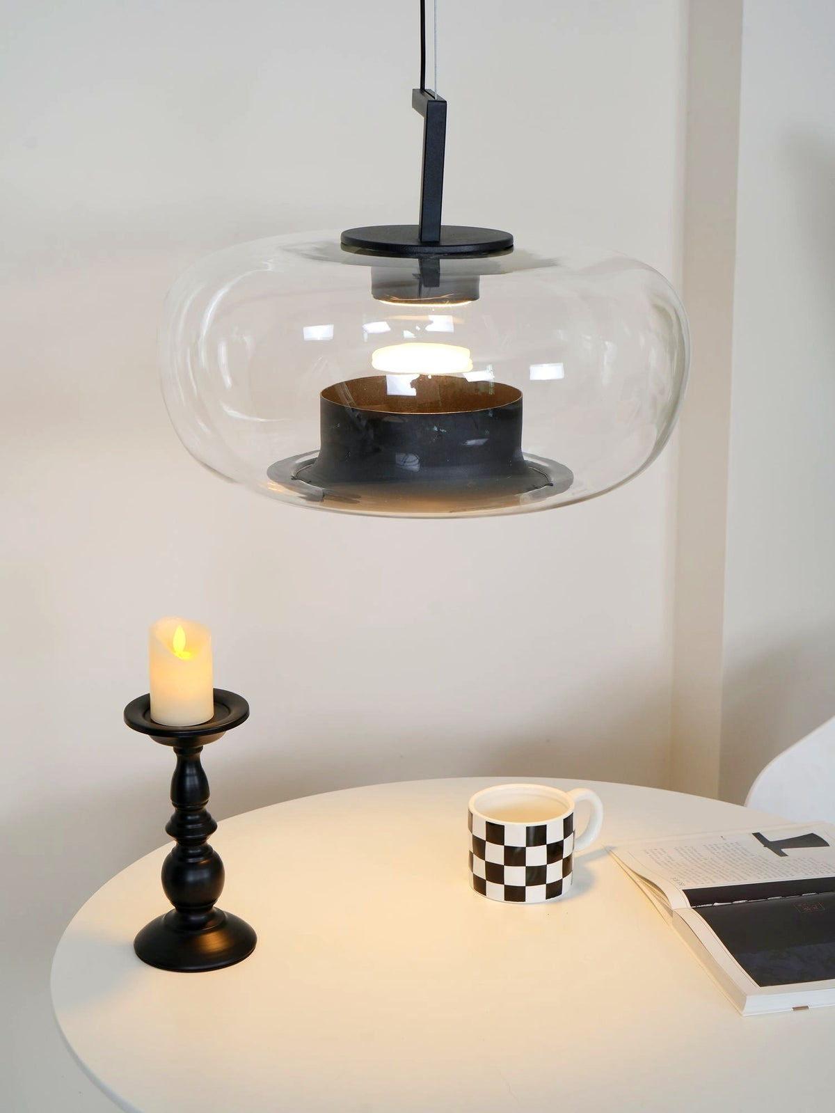 Vespeanre Lampe à suspension contemporaine