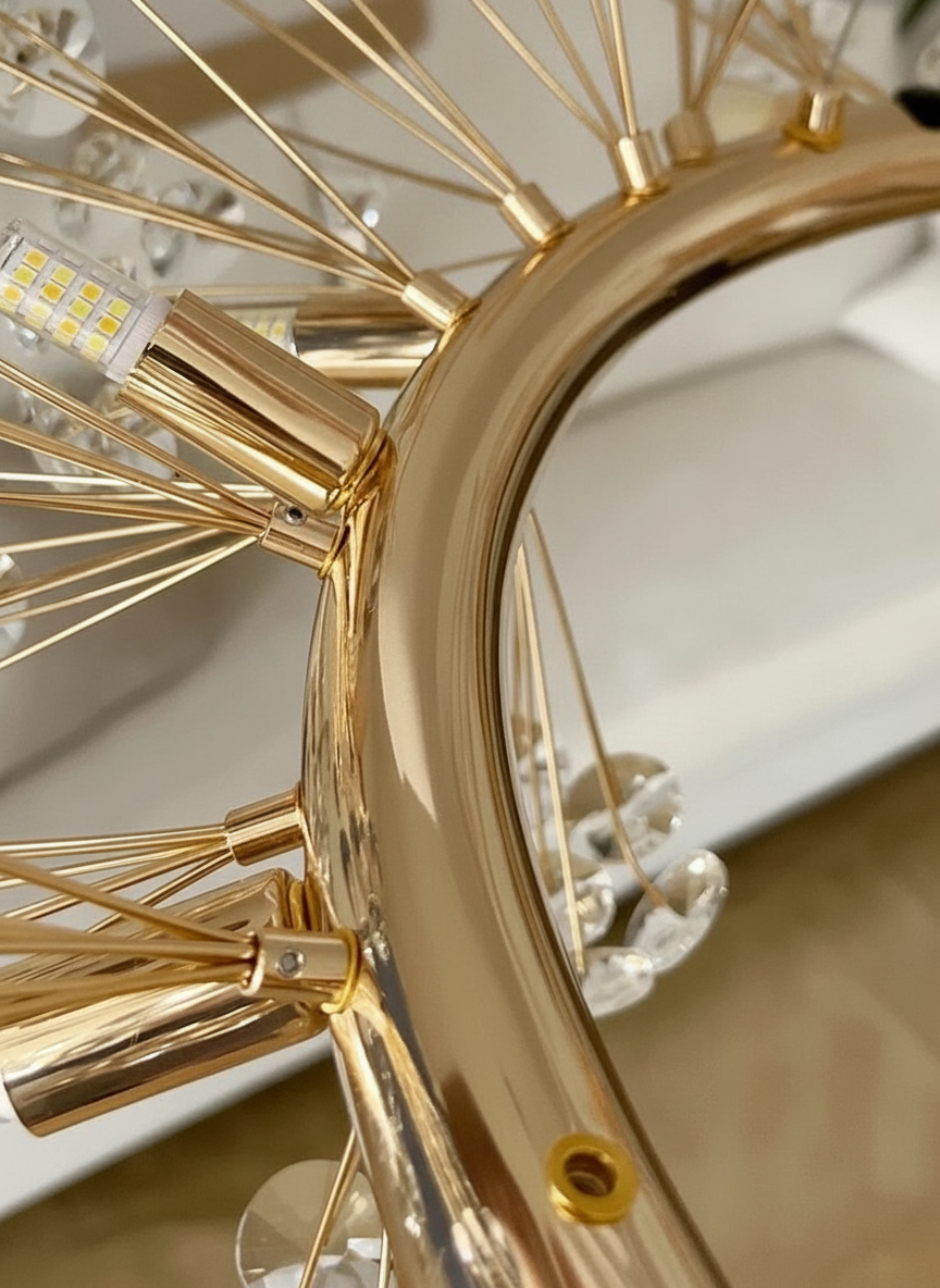 Suspension en cristal design contemporain