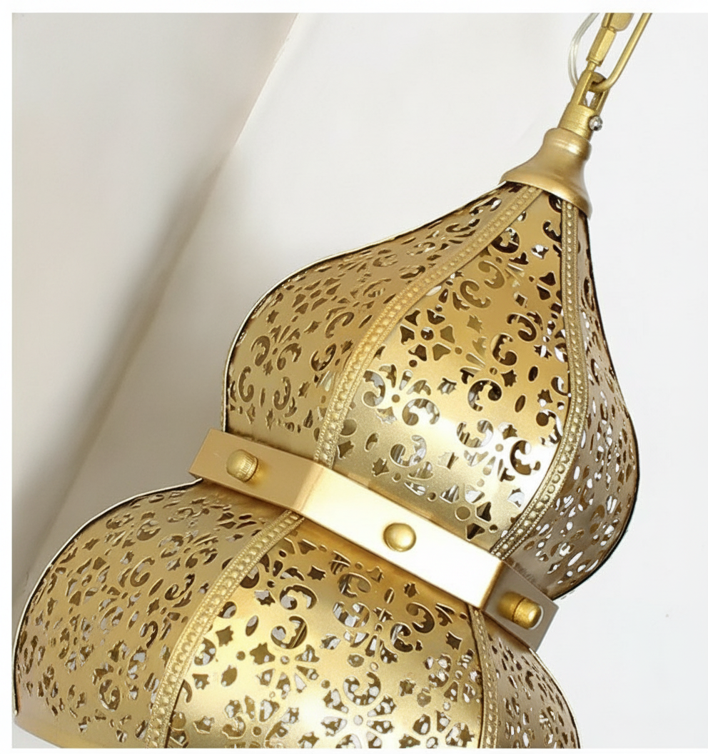 Suspension goutte en métal design classique