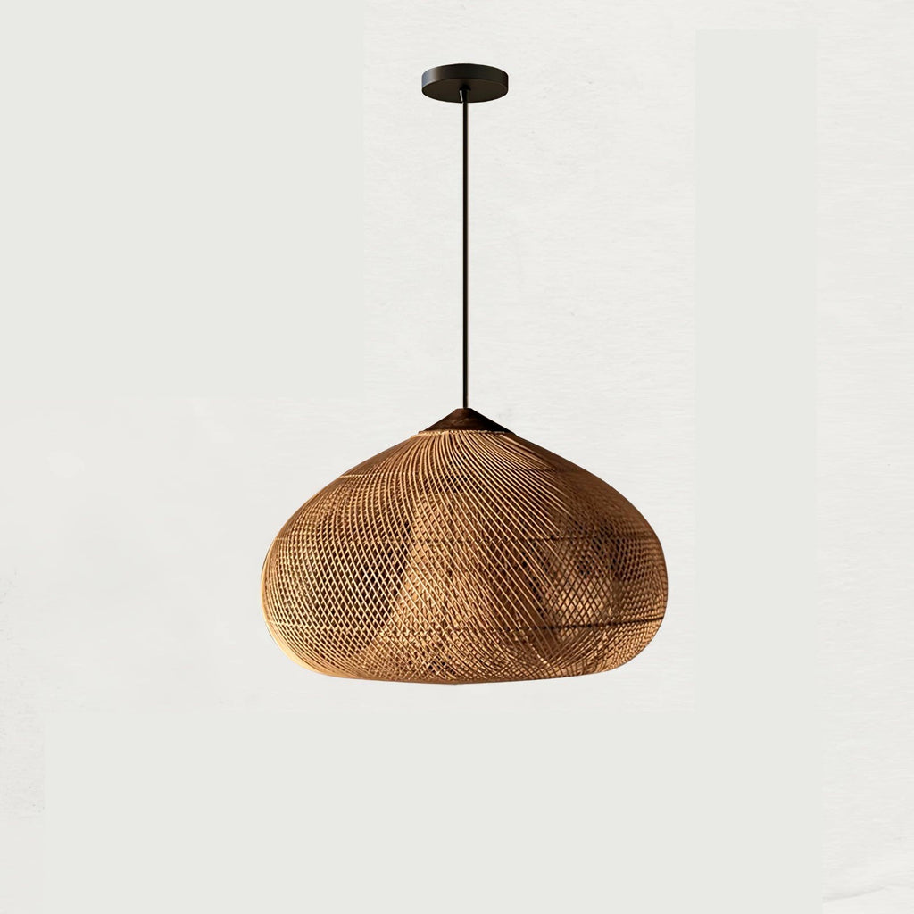 Evelyn Suspension en Rotin Tressé pour Salon