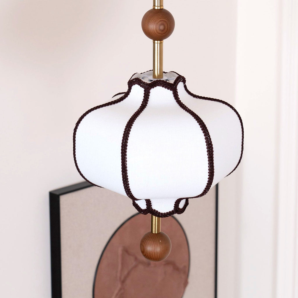 Aura Suspension lanterne en Tissu