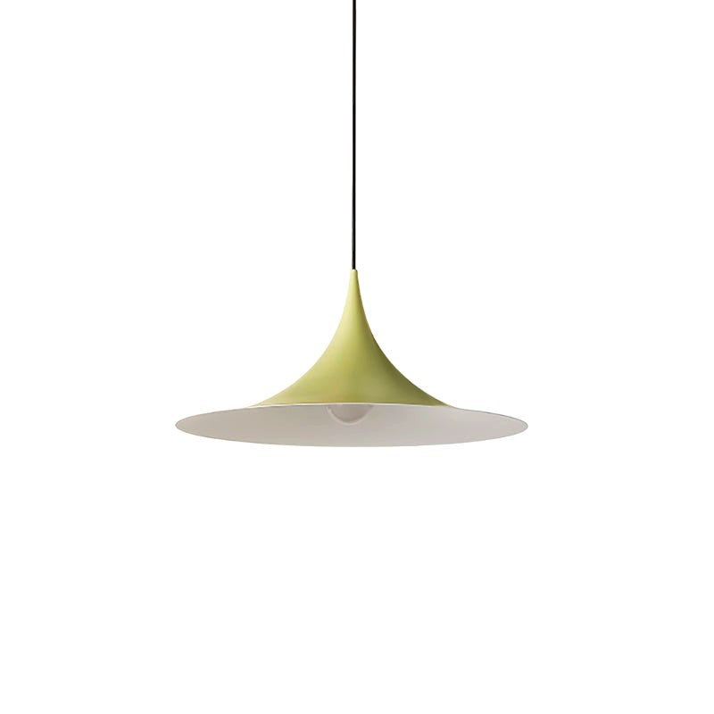 Suspension Col Fin et Large Évasement en Aluminium Contemporain