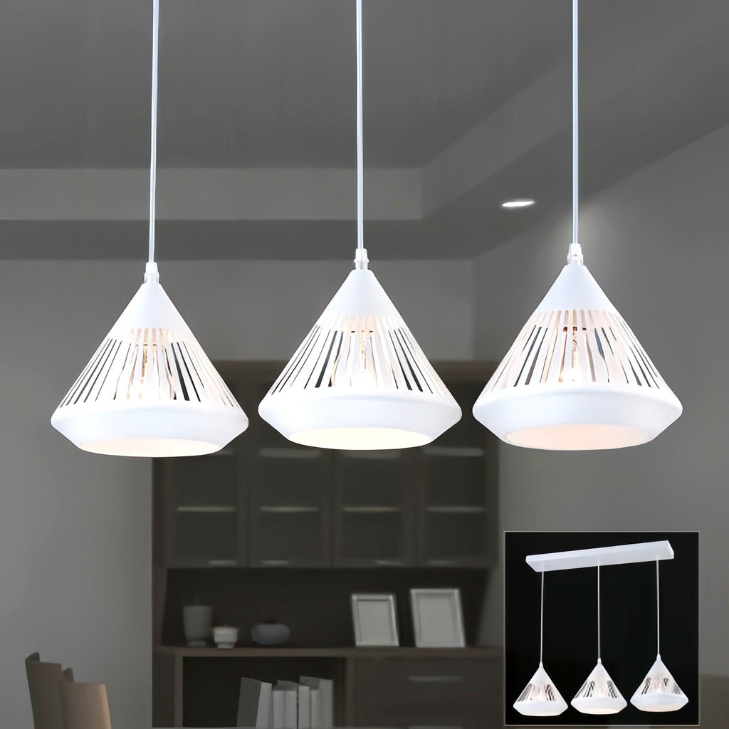 Lustre Minimaliste Moderne en Métal et Verre