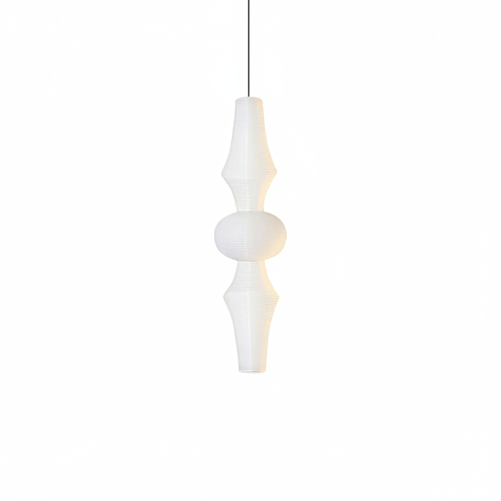 Lustra Suspension Luminaire Papier Washi E pour Salon