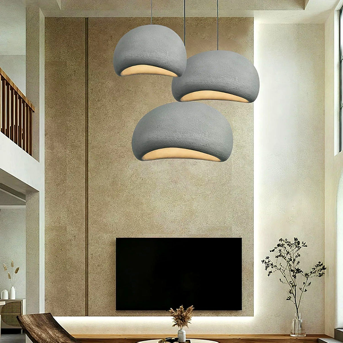 Kryo Suspension Nuage Nordique Gris/Blanc/Bleu Salon