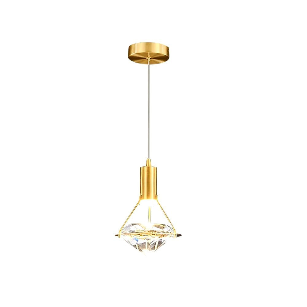 Elysianire Suspension Laiton Cristal Élégante
