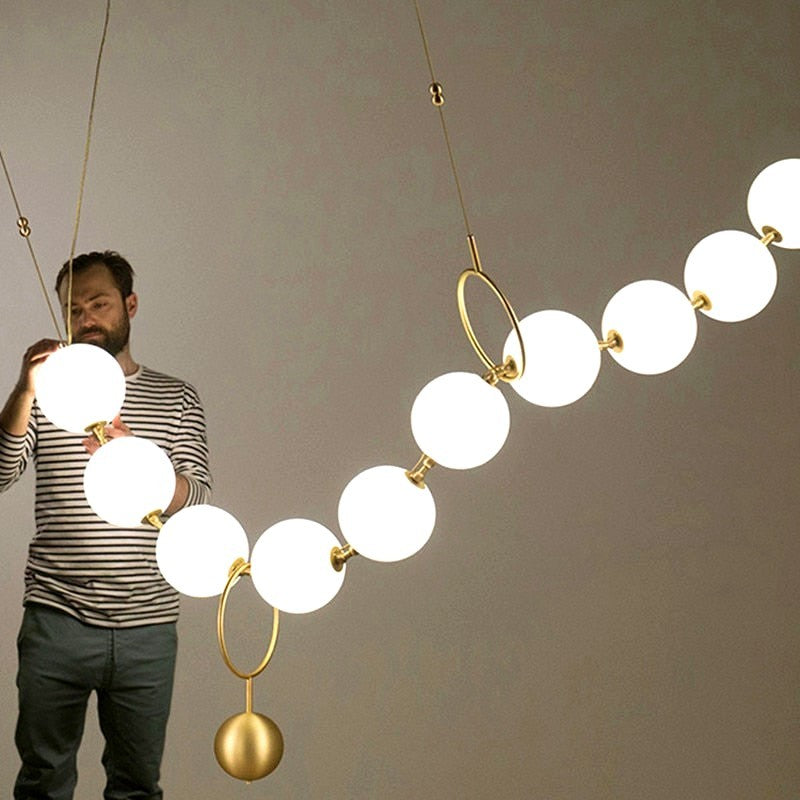 Valentina Lampe à suspension boule de Loft postmoderne Design de collier créatif