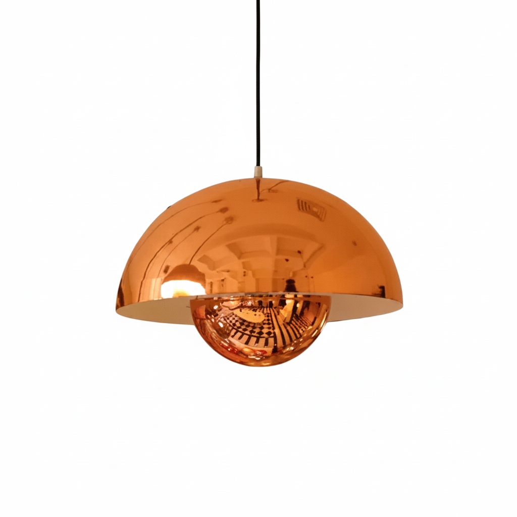 Zinra Suspension Ronde Moderne. Métal. Noir/Blanc/Rouge/Jaune