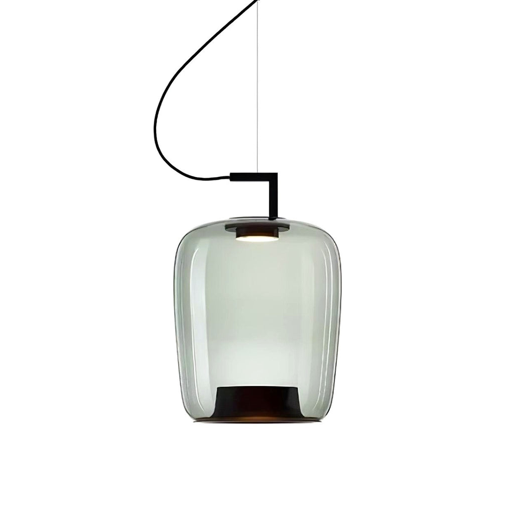 Suspension Contemporaine en Verre et Aluminium