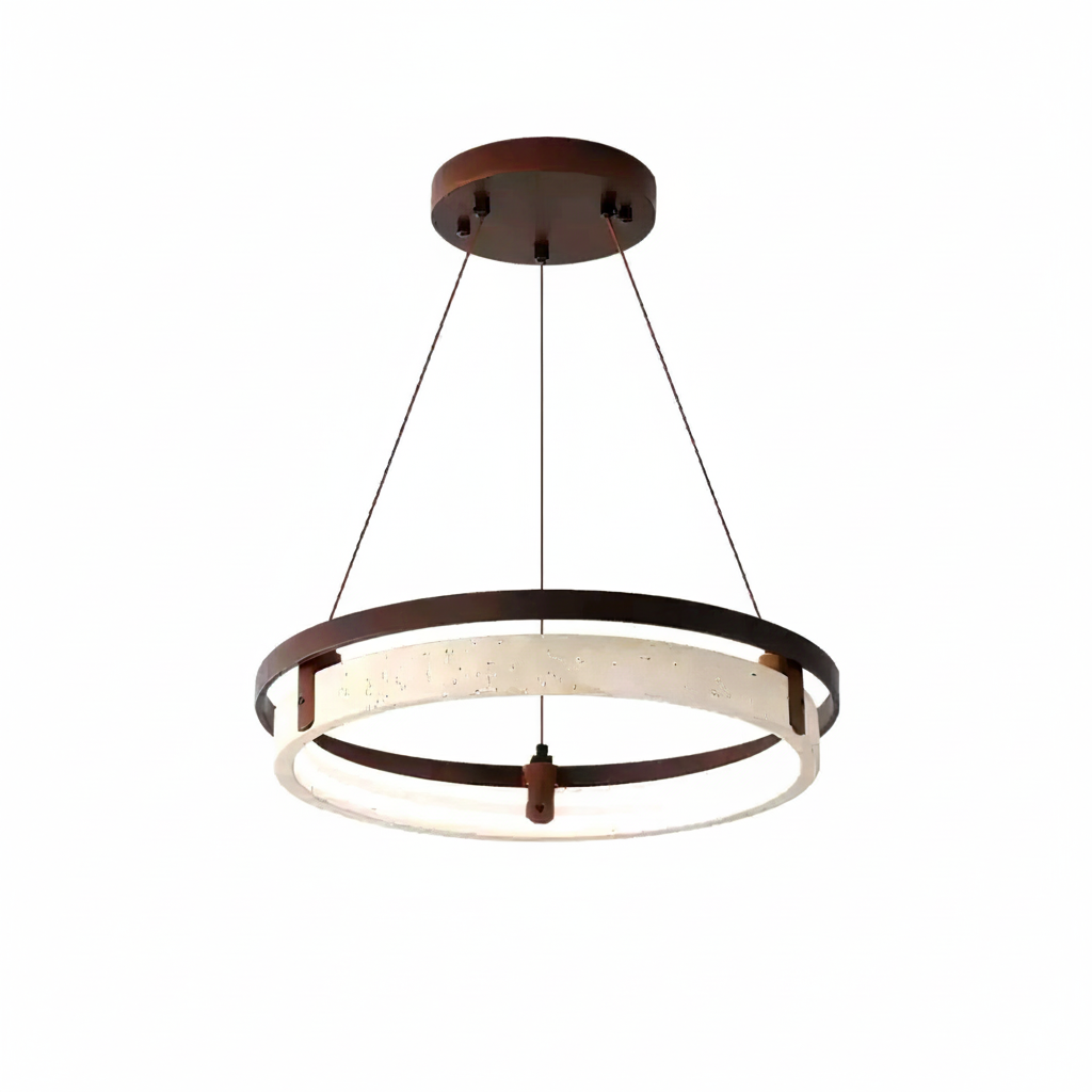 Veraearae Suspension Moderne en Travertin