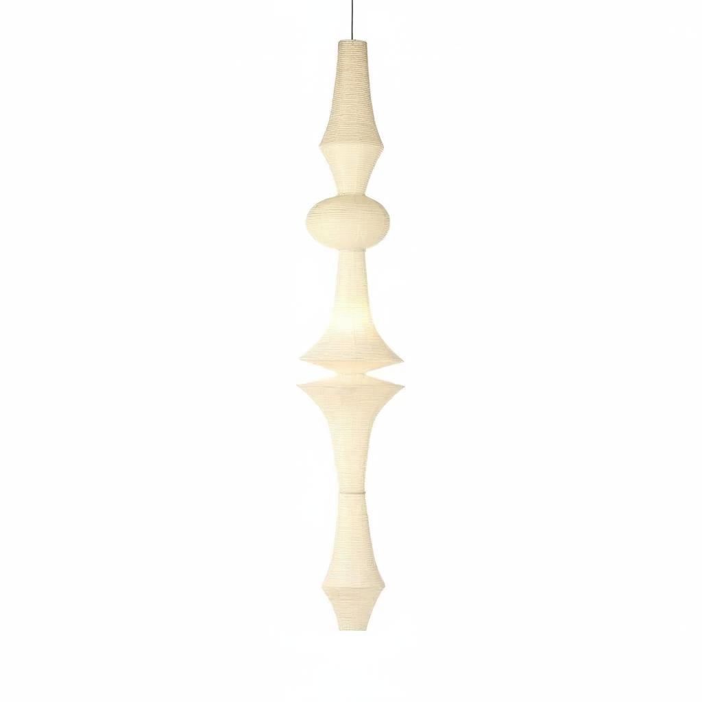 Lustra Suspension Luminaire Papier Washi E pour Salon