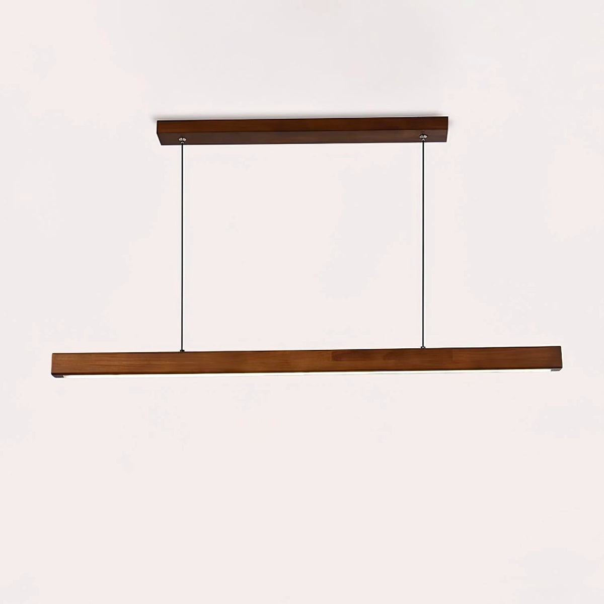 Elowen Suspension linéaire minimaliste en bois