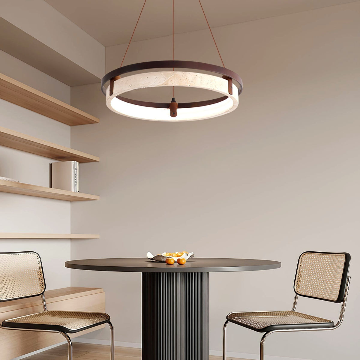 Veraearae Suspension Moderne en Travertin