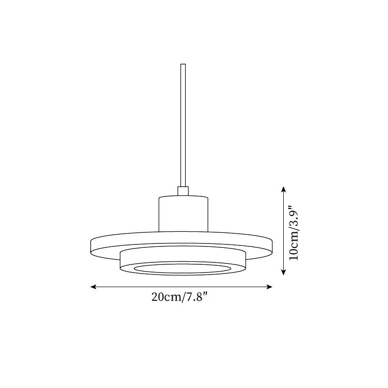 Solaro Suspension LED Travertin