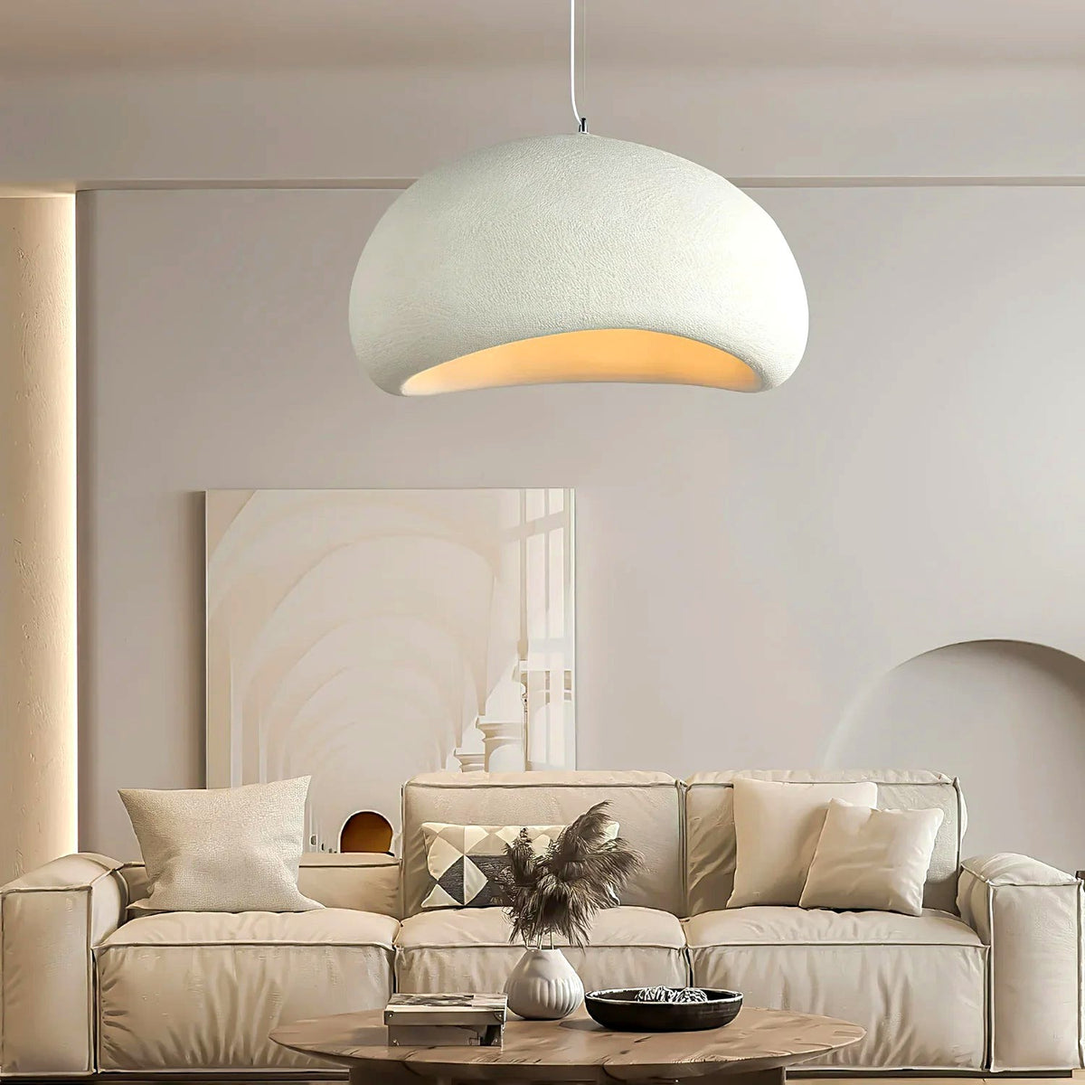 Kryo Suspension Nuage Nordique Gris/Blanc/Bleu Salon