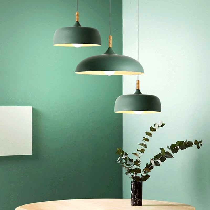 Arisha Minimaliste LED Suspension Noir/Blanc/Bleu/ Métal Chambre à coucher