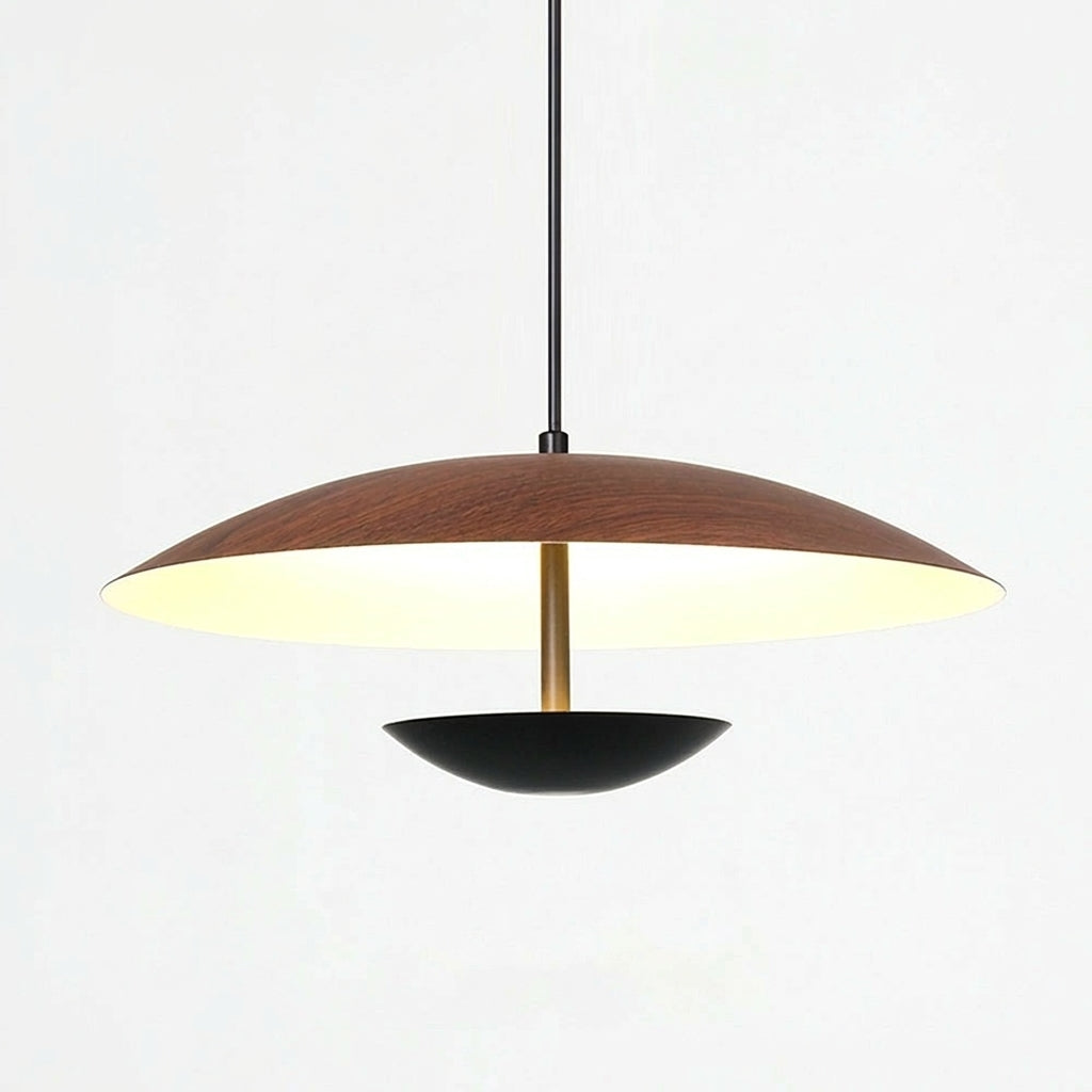 Zephy Suspension Dôme Traditionnelle. Bois/Marron. Salon/Salle à Manger