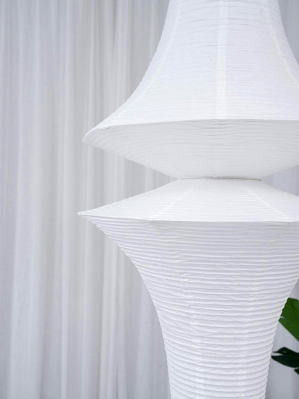 Lustra Suspension Luminaire Papier Washi E pour Salon