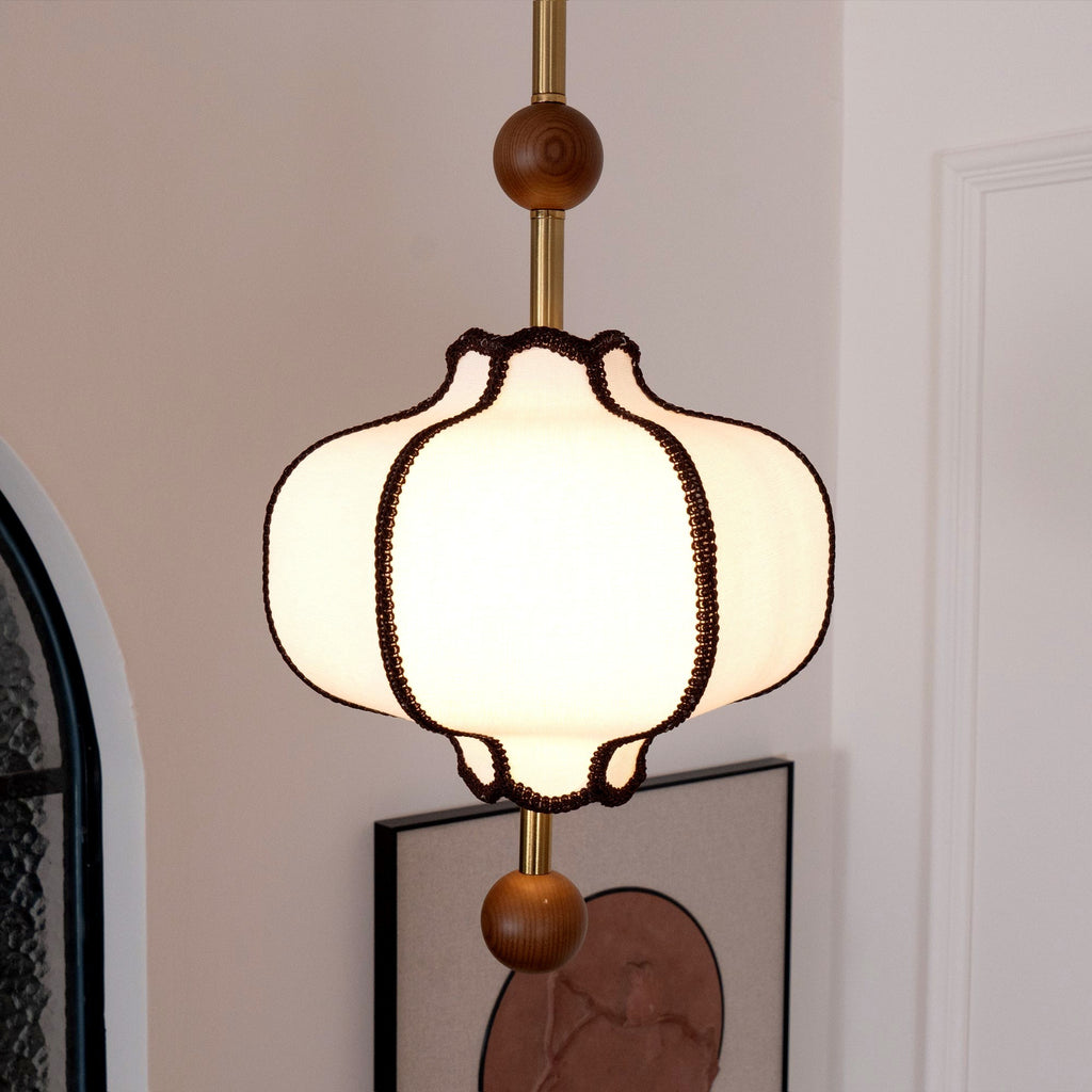 Aura Suspension lanterne en Tissu