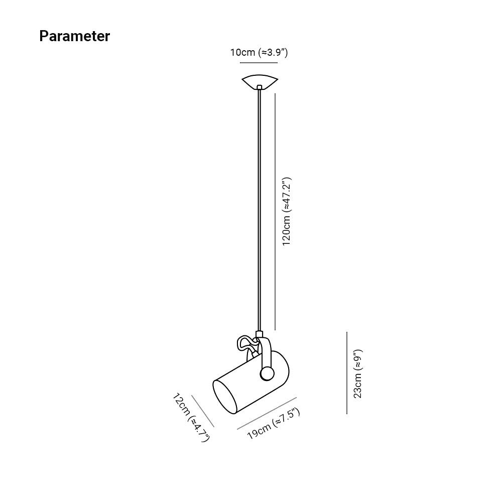 Lexor Luminaires Suspension Rglable Angle Minimaliste