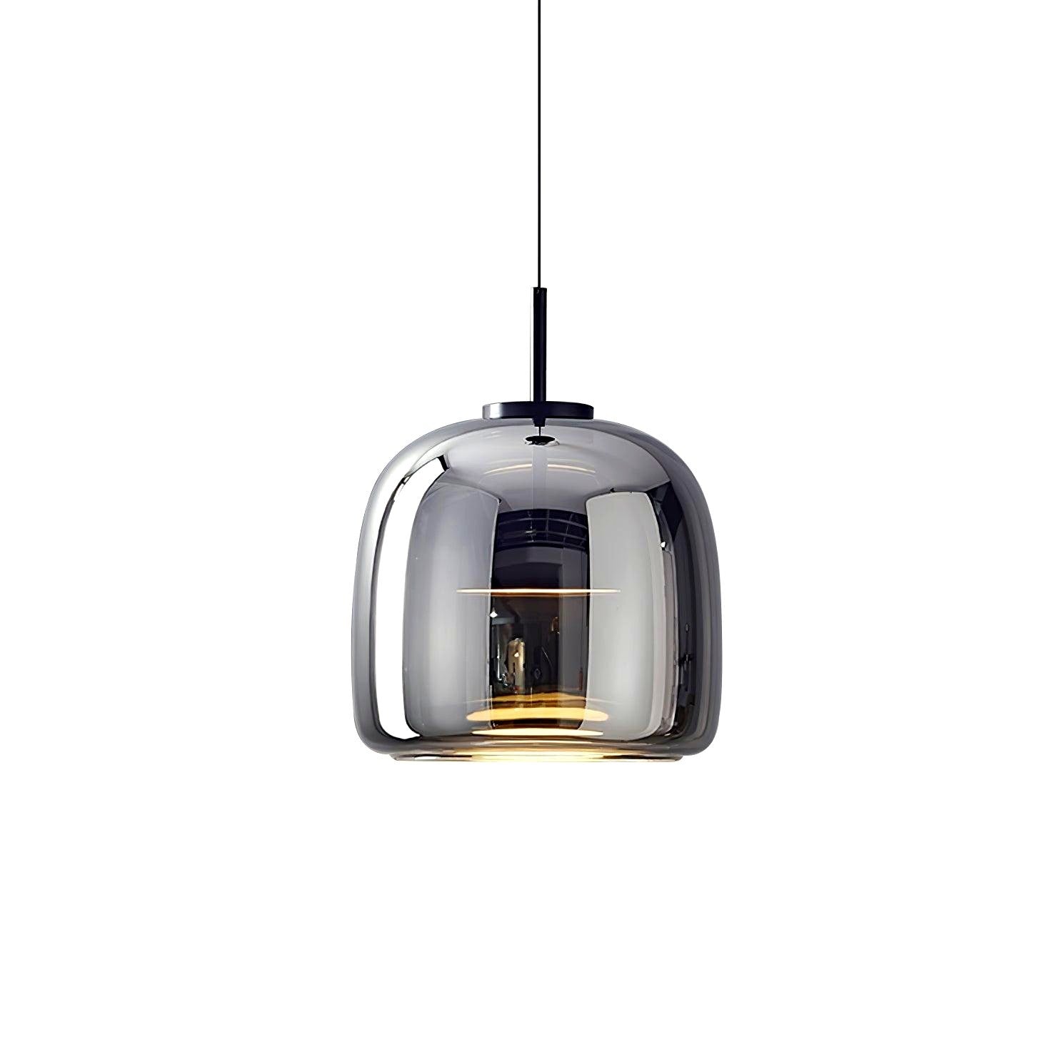 Obsidian Suspension en Verre Moderne Image