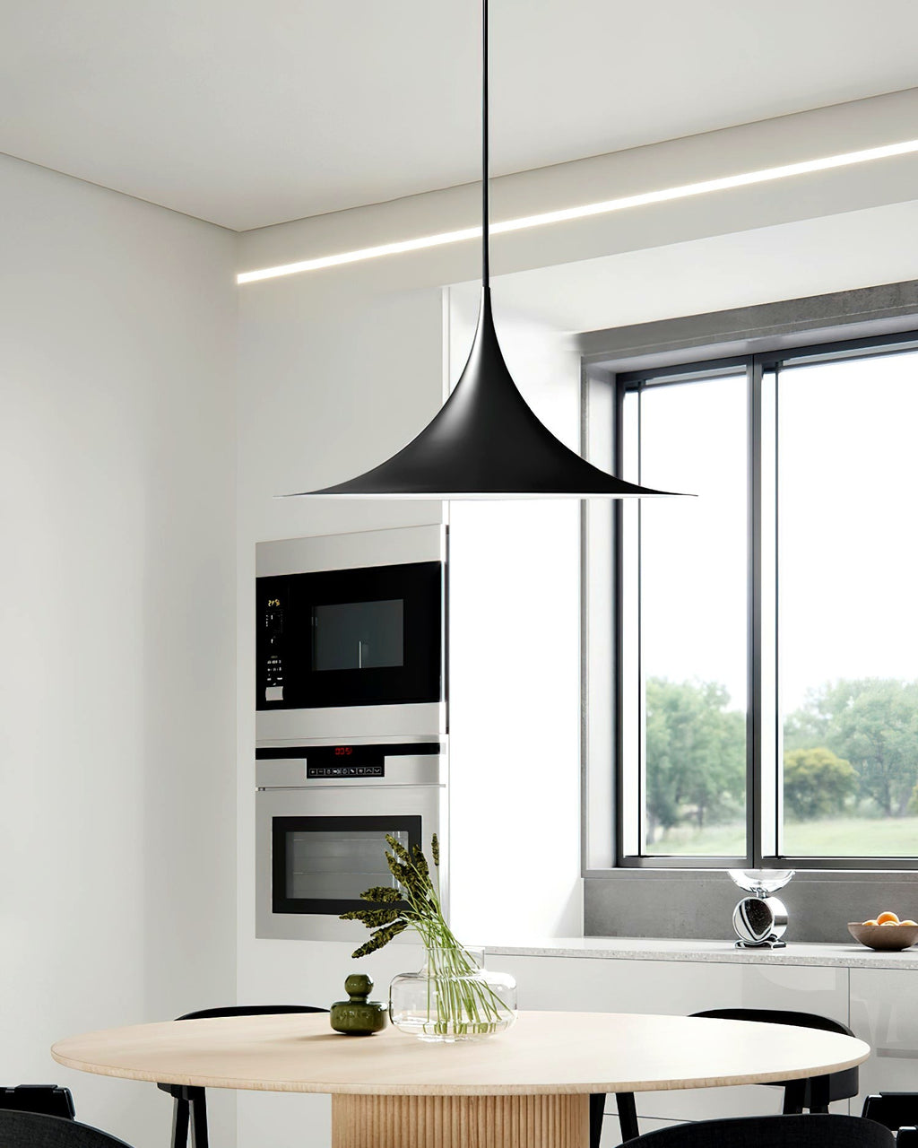 Solisin Suspension à col fin et large évasement pour salle à manger