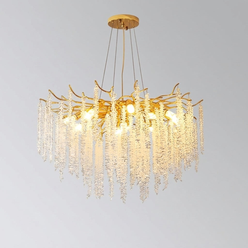 Lustre en cristal design moderne