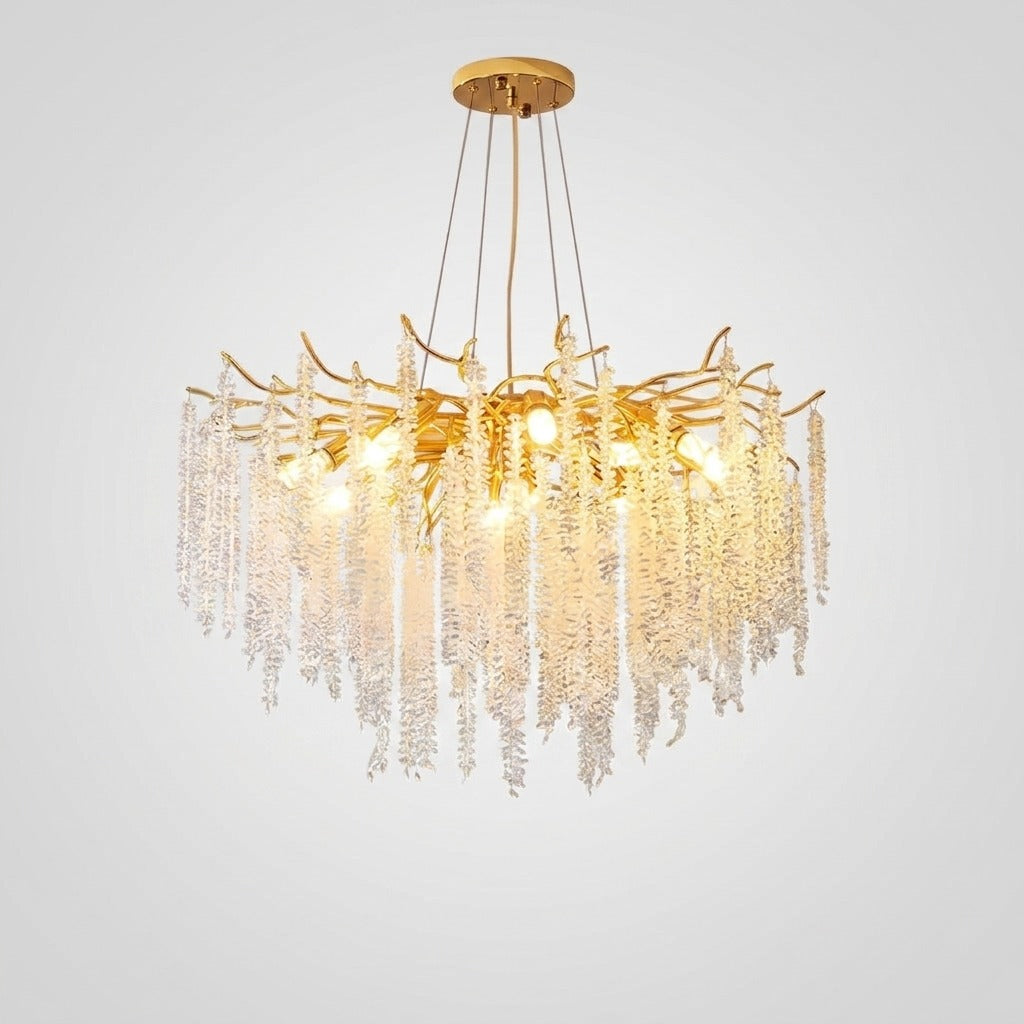 Lustre en cristal design moderne
