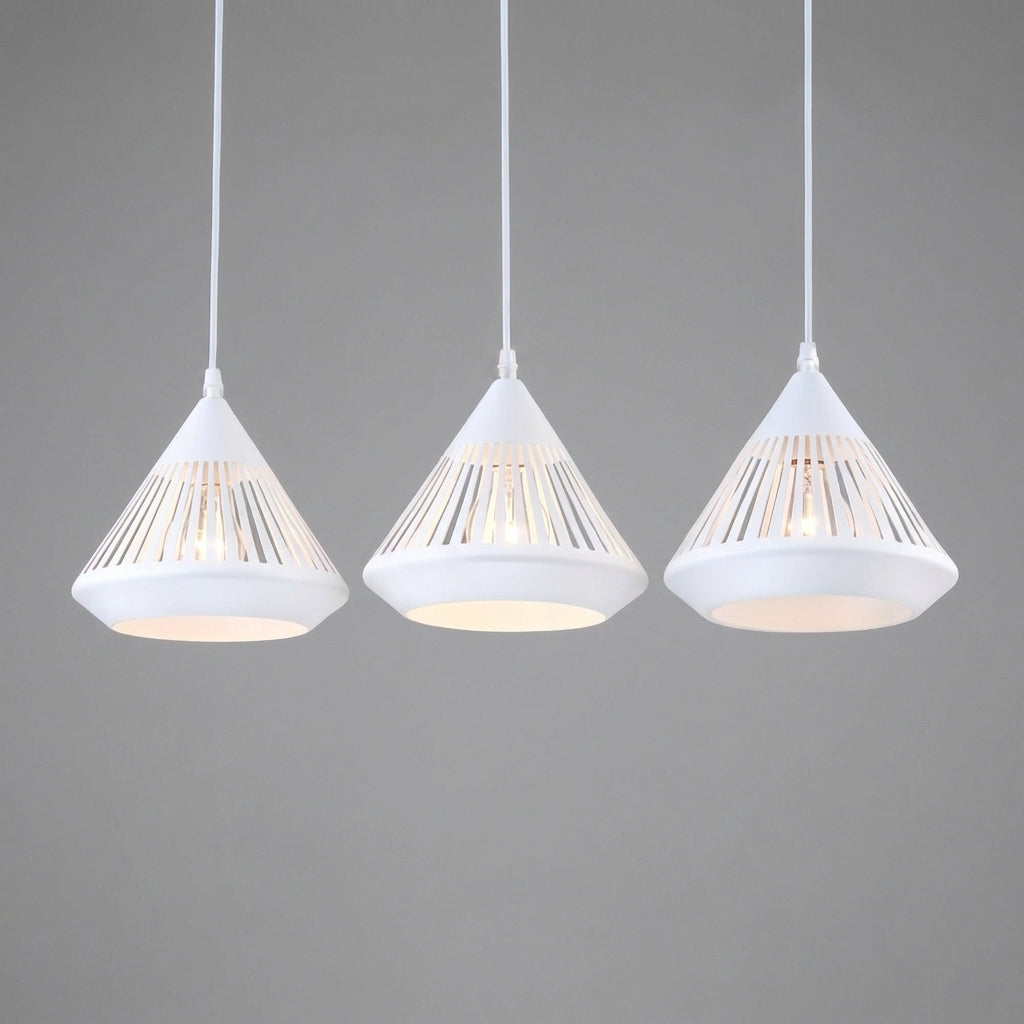 Lustre Minimaliste Moderne en Métal et Verre